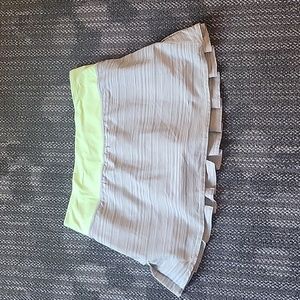 Lululemon Run Pacesetter Striped Skirt Size 6